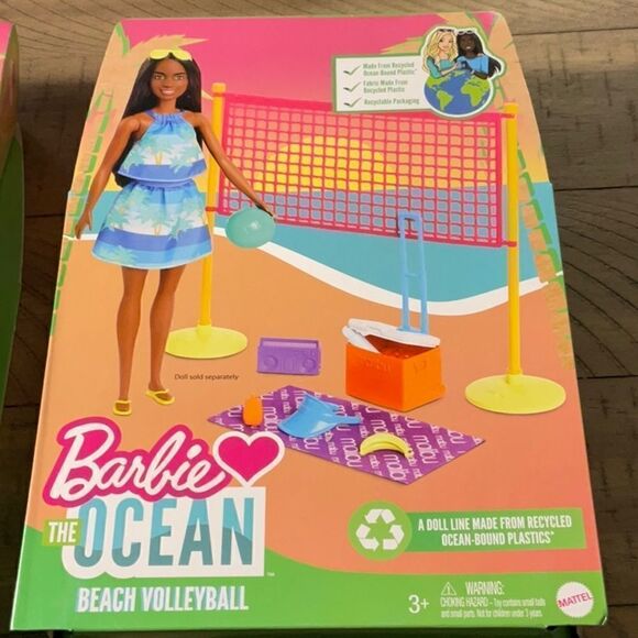 HOST PICK!!! 7/13 New hard to find Barbie Ocean 🌊 Series. Beach sets 2 Dolls - Picture 4 of 12